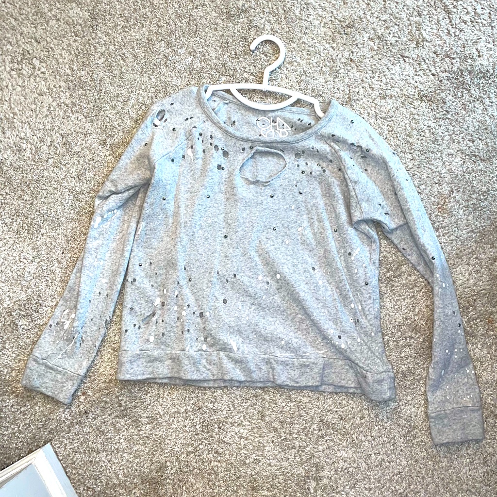 Chaser Splatter Stud Destroy Pullover